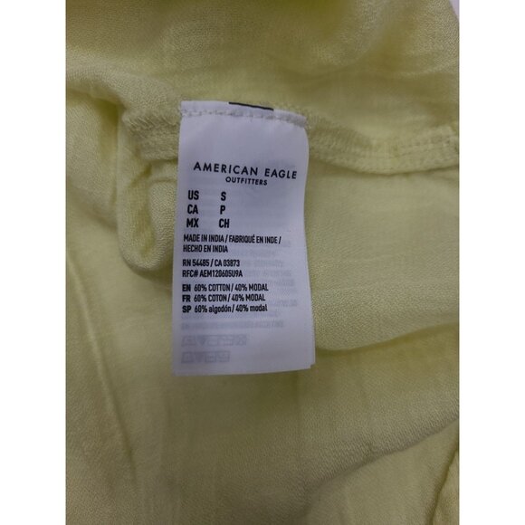 American Eagle Oversized Button Up Shirt Women's Size Small Lot of 2 - Picture 8 of 10